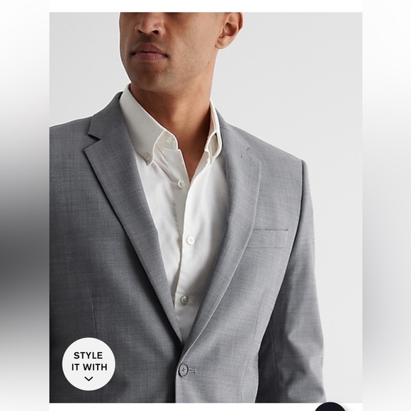 [Express] NWT Extra Slim Gray Wool-Blend
Modern Tech Suit Jacket - Picture 2 of 8